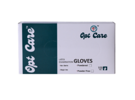 OPTCARE LATEX EXAMINATION GLOVES